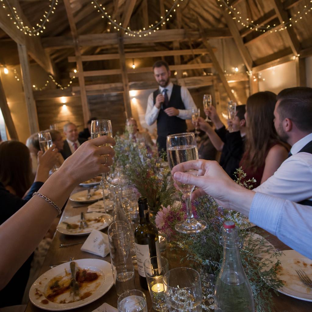 Champagne toast